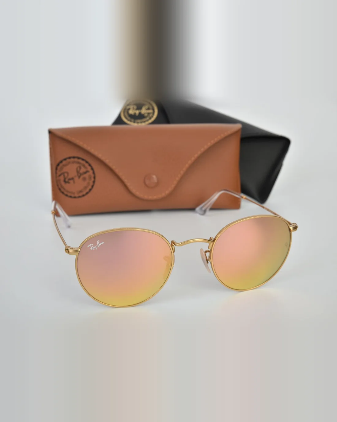Ray-Ban Round Metal Flash
